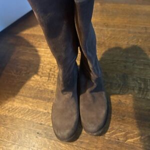 Frye tall suede boots